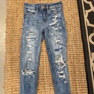 American Eagle NE(X)T Level Stretch ripped jeans